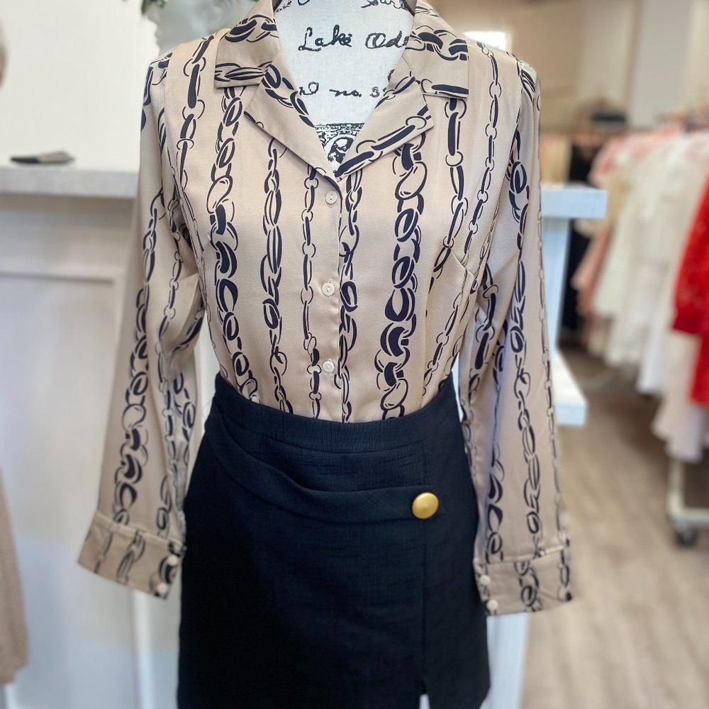 PS Satin Pijama Shirt